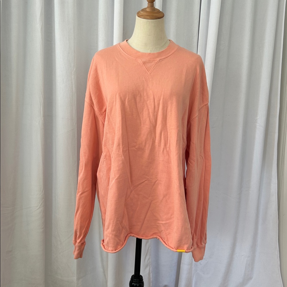 YELLOWLABEL CO. Peach Long Sleeve Sweatshirt
